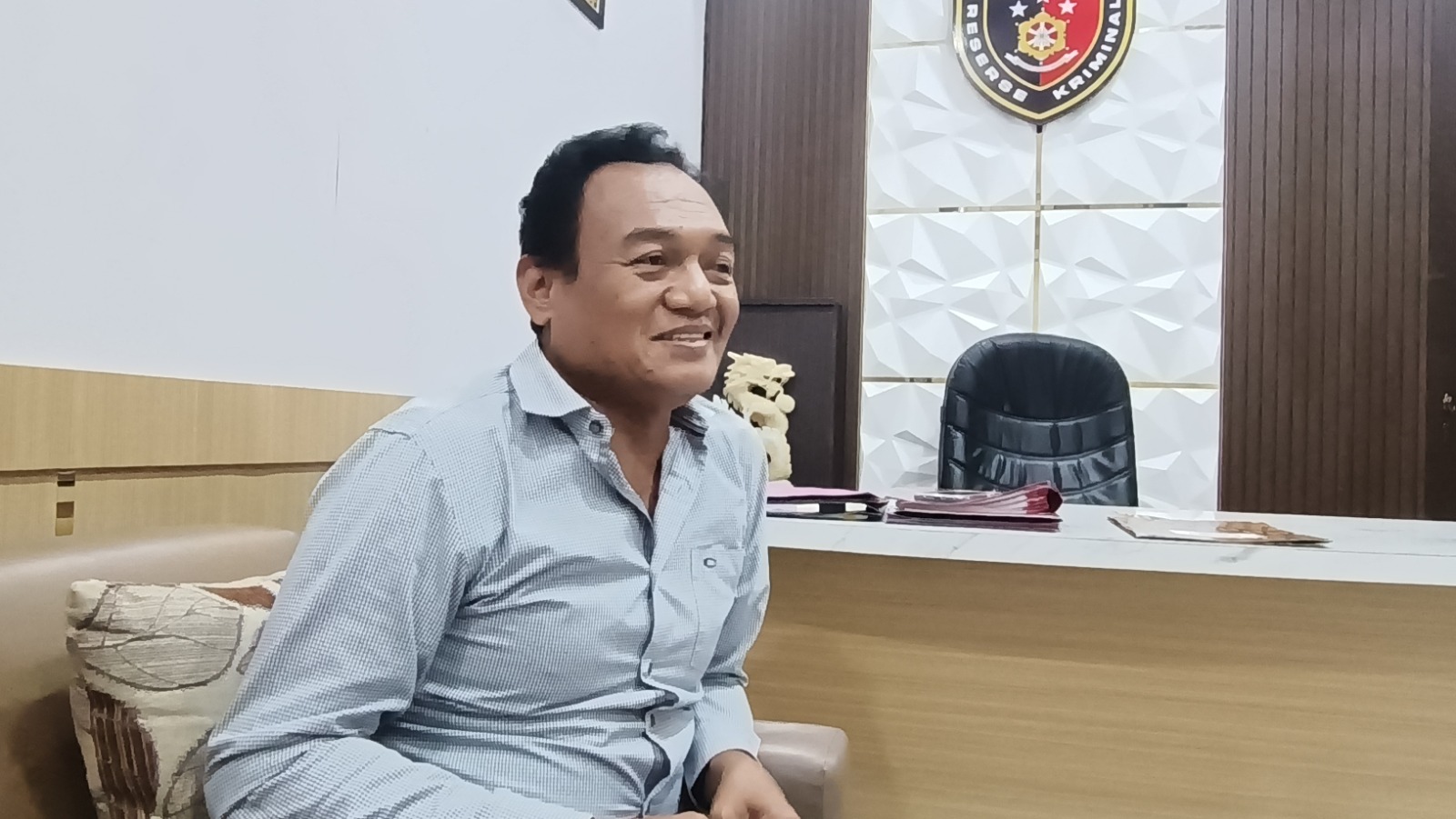 PROSES HUKUM: Penyidik Polres Pacitan terus berkoordinasi dengan kejaksaan terkait berkas perkara dugaan pemalsuan cek Rp 3 miliar. NUR CAHYONO/RADAR PACITAN