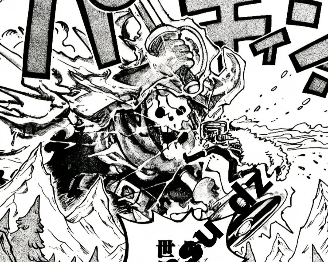 Loki membekukan monster Draugr di baca komik One Piece 1171 RAW.
