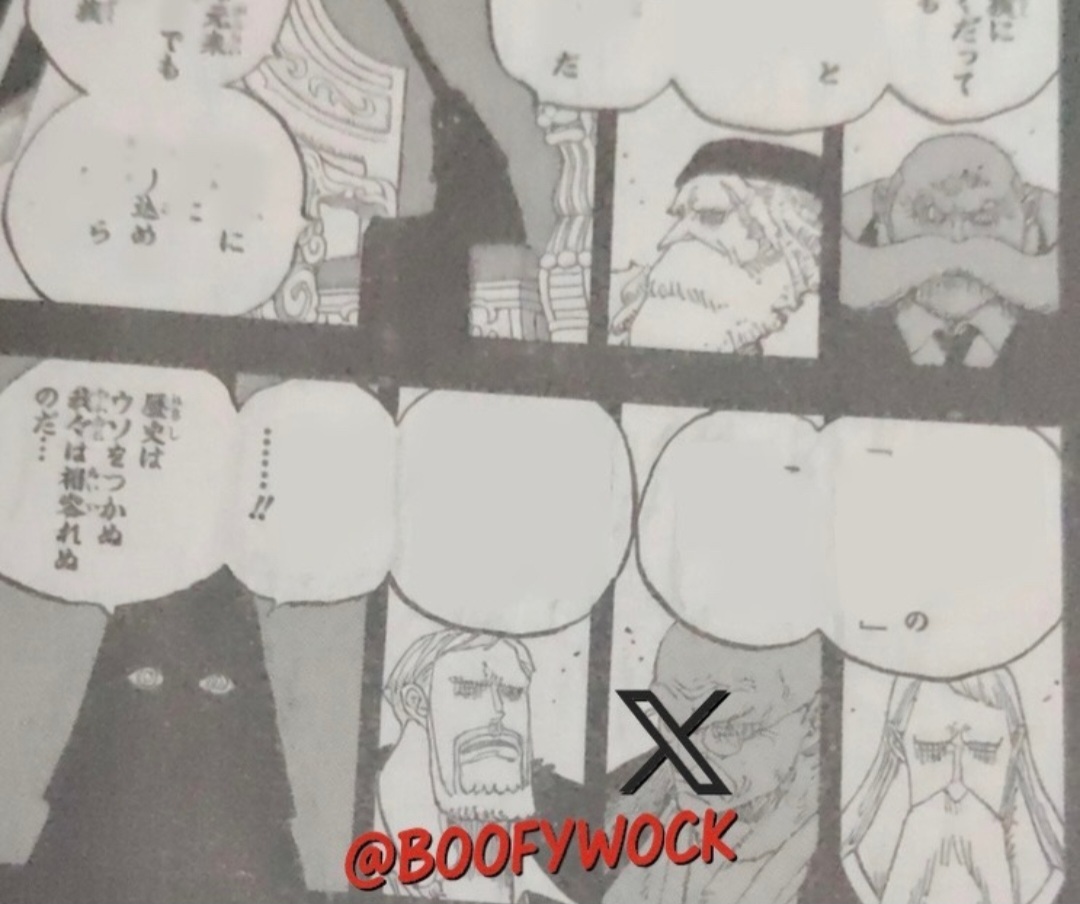 Imu membicarakan sosok pembunuh Harald di baca komik One Piece 1171 RAW.