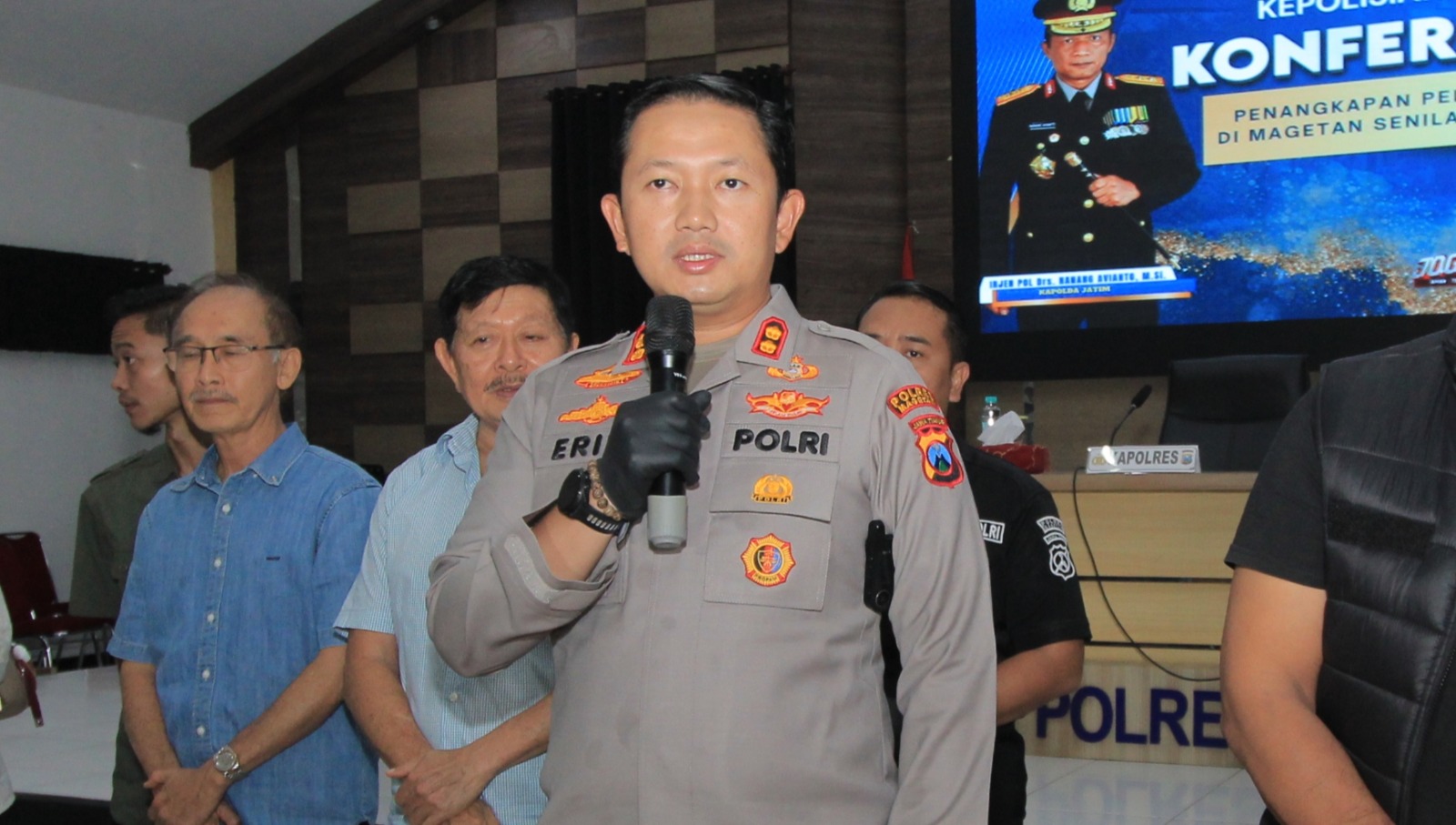 Kapolres Magetan AKBP Raden Erik Bangun Prakasa. DOK RADAR MAGETAN