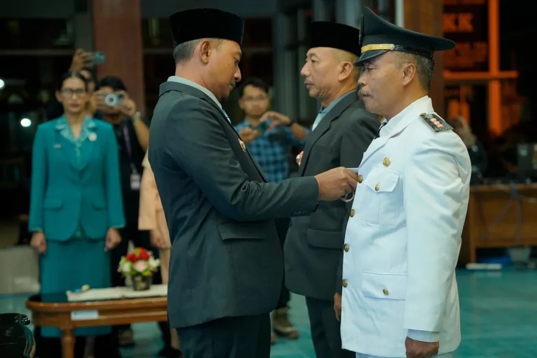 STRATEGIS: Suasana kantor Pemkab Pacitan. Sejumlah jabatan pimpinan tinggi pratama masih belum terisi secara definitif. FOTO: PROKOPIM PACITAN