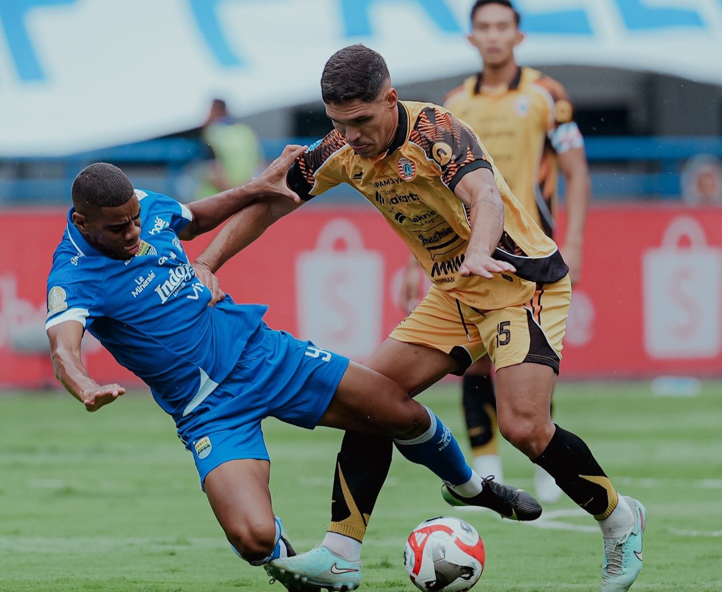 Persija saat lawan Persib 11 Januari lalu.