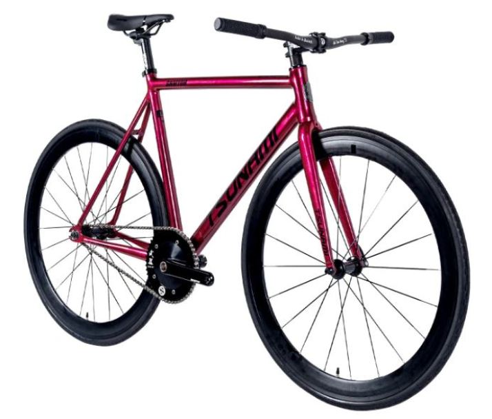 Ilustrasi sepeda fixie frame alloy.