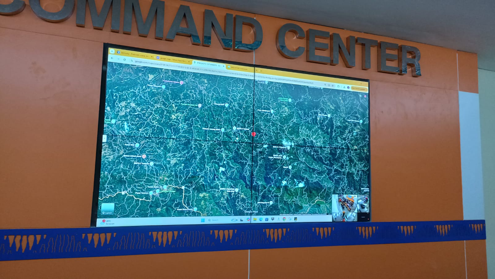 Pantauan BPBD atas gempa Pacitan hari ini, Selasa (27/1).