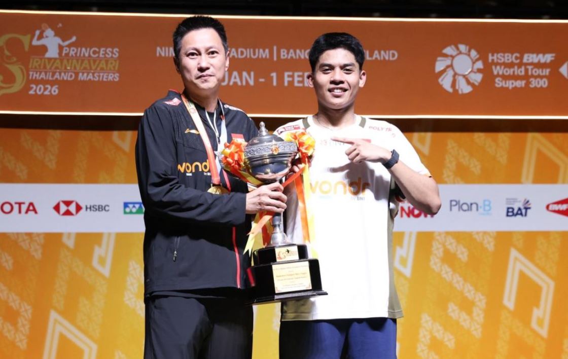 Pebulu tangkis tunggal putra Indonesia, Zaki Ubaidillah alias Ubed, meraih juara Thailand Masters 2026.