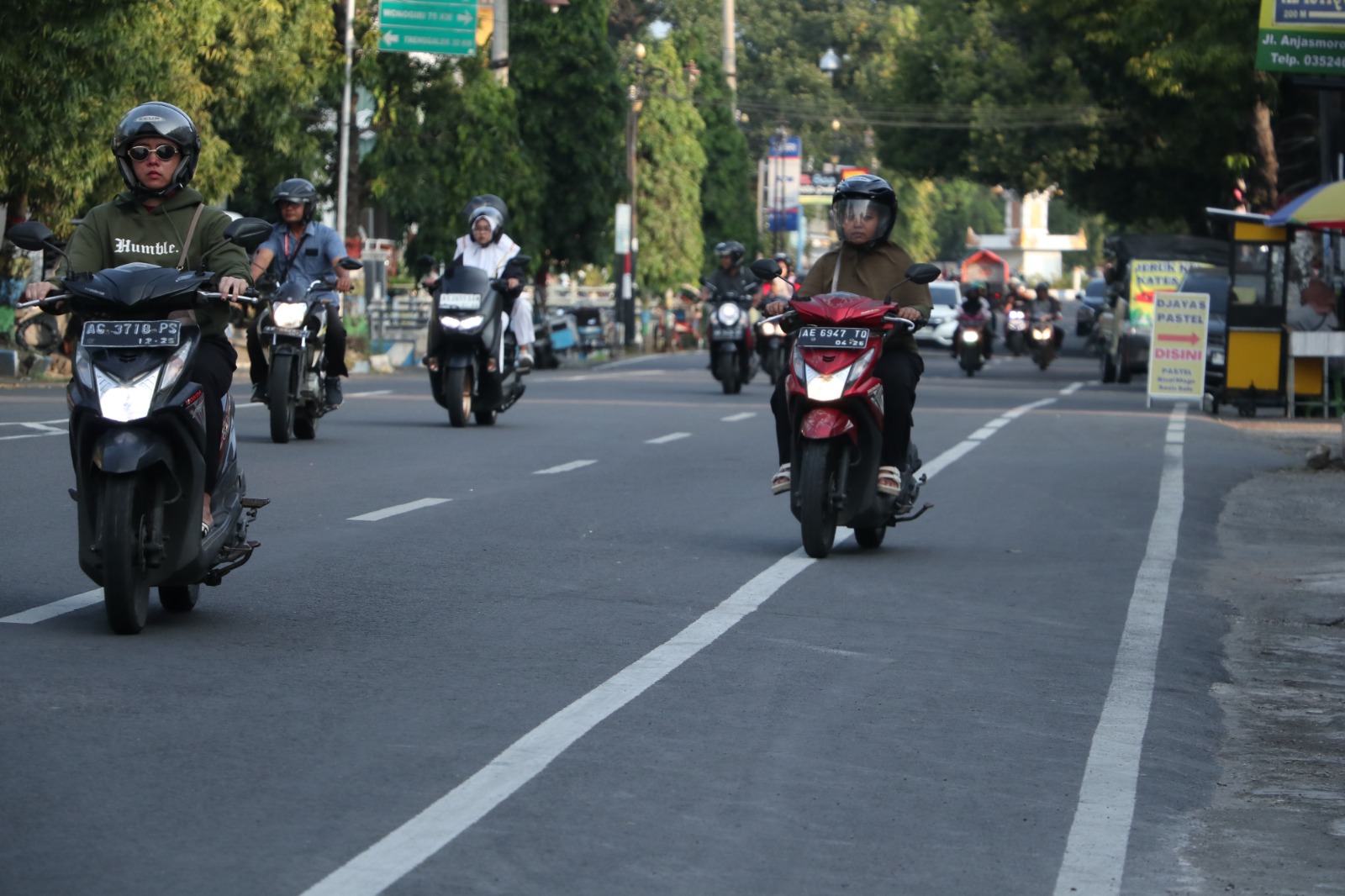 Rencana penataan kawasan pedestrian atau face off Jalan Sultan Agung dan Ahmad Dahlan di Ponorogo kembali batal direalisasikan tahun ini akibat keterbatasan anggaran. SUGENG DWI N/RADAR PONOROGO
