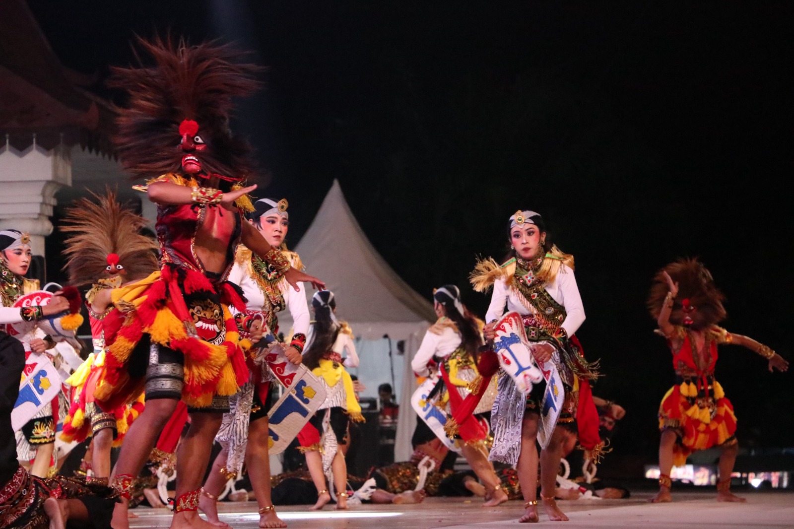 Festival Reog Remaja menjadi salah satu upaya Pemkab Ponorogo melestarikan reog, yang kini dirancang masuk sebagai ekskul wajib SD dan MI. DOK RADAR PONOROGO