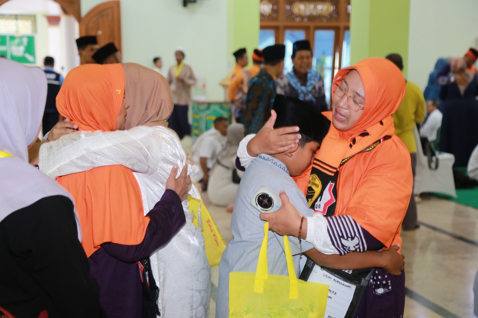 Prosesi pemberangkatan calon jemaah haji Kota Madiun tahun lalu. Tahun ini, CJH diberangkatkan 27 April dan masuk kloter 22. DOK RADAR MADIUN