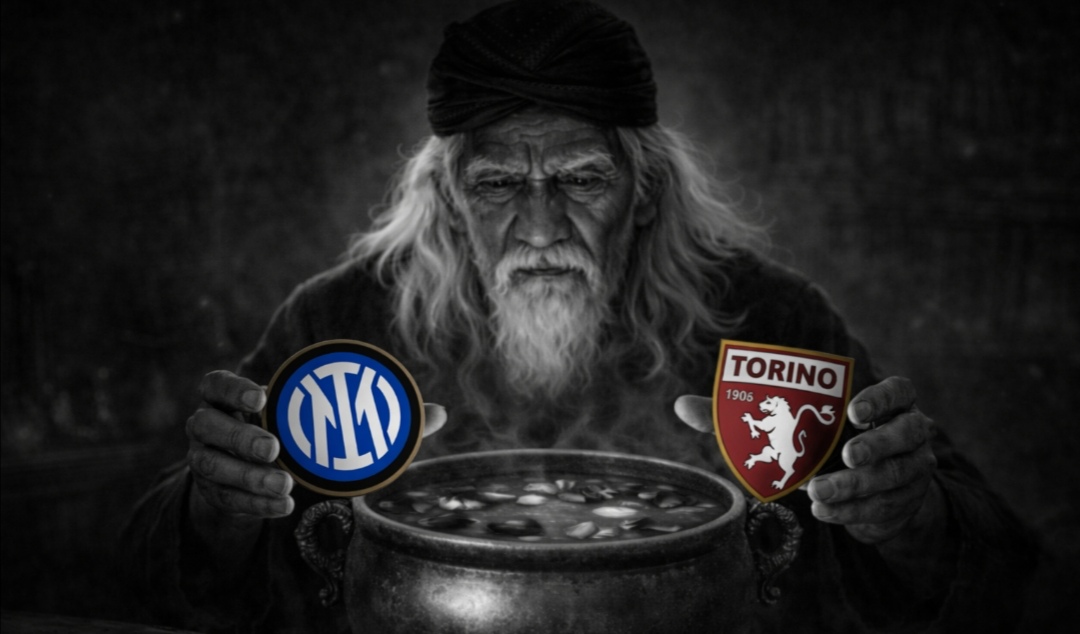 Mbah Sakat tengah meramal laga Inter Milan vs Torino.