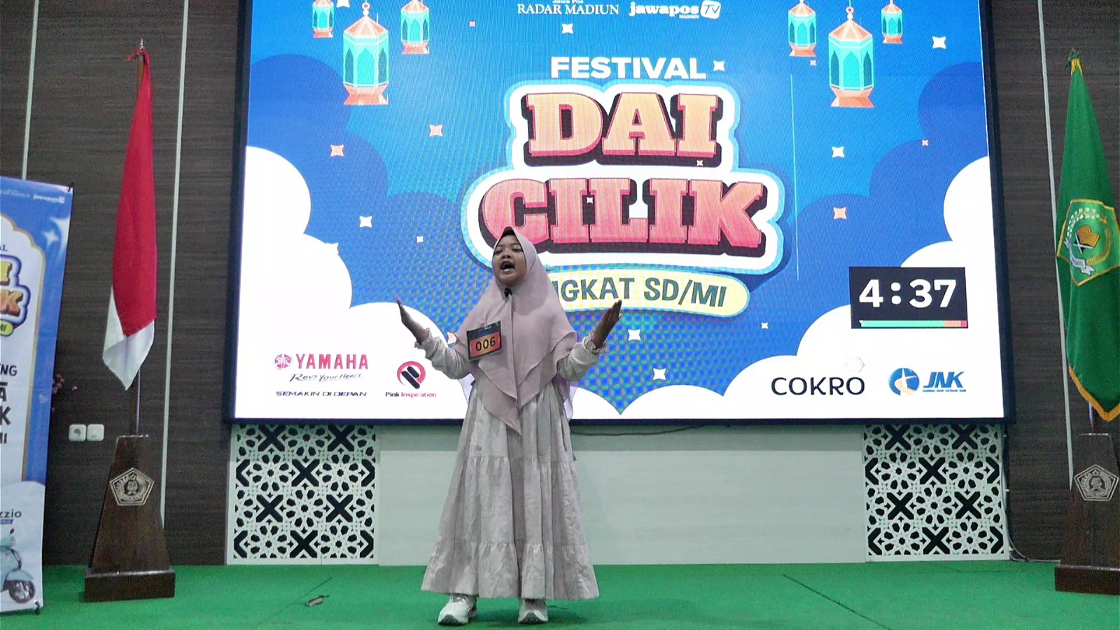 Aqilla Nur Afifah, peserta dari MIN 2 Ponorogo