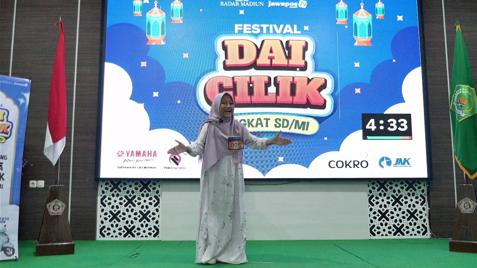 Aqila Zahwa Hanisa Zahin, peserta dari SDN Nongkodono