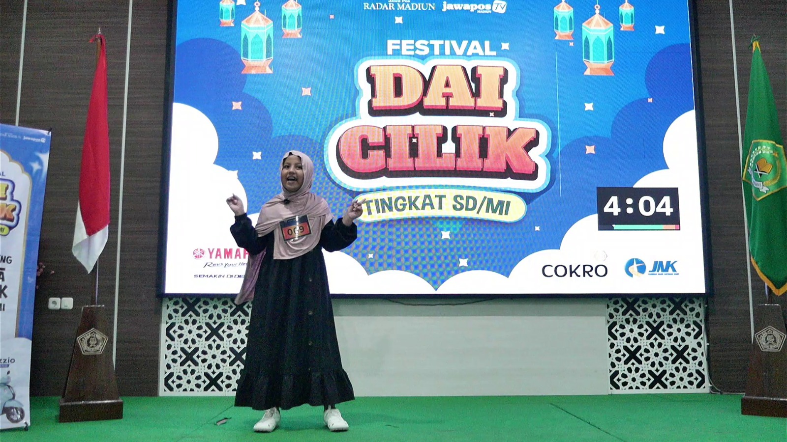 Naura Adzkia Aurely, peserta dari SDIT Qurrota A&rsquo;yun