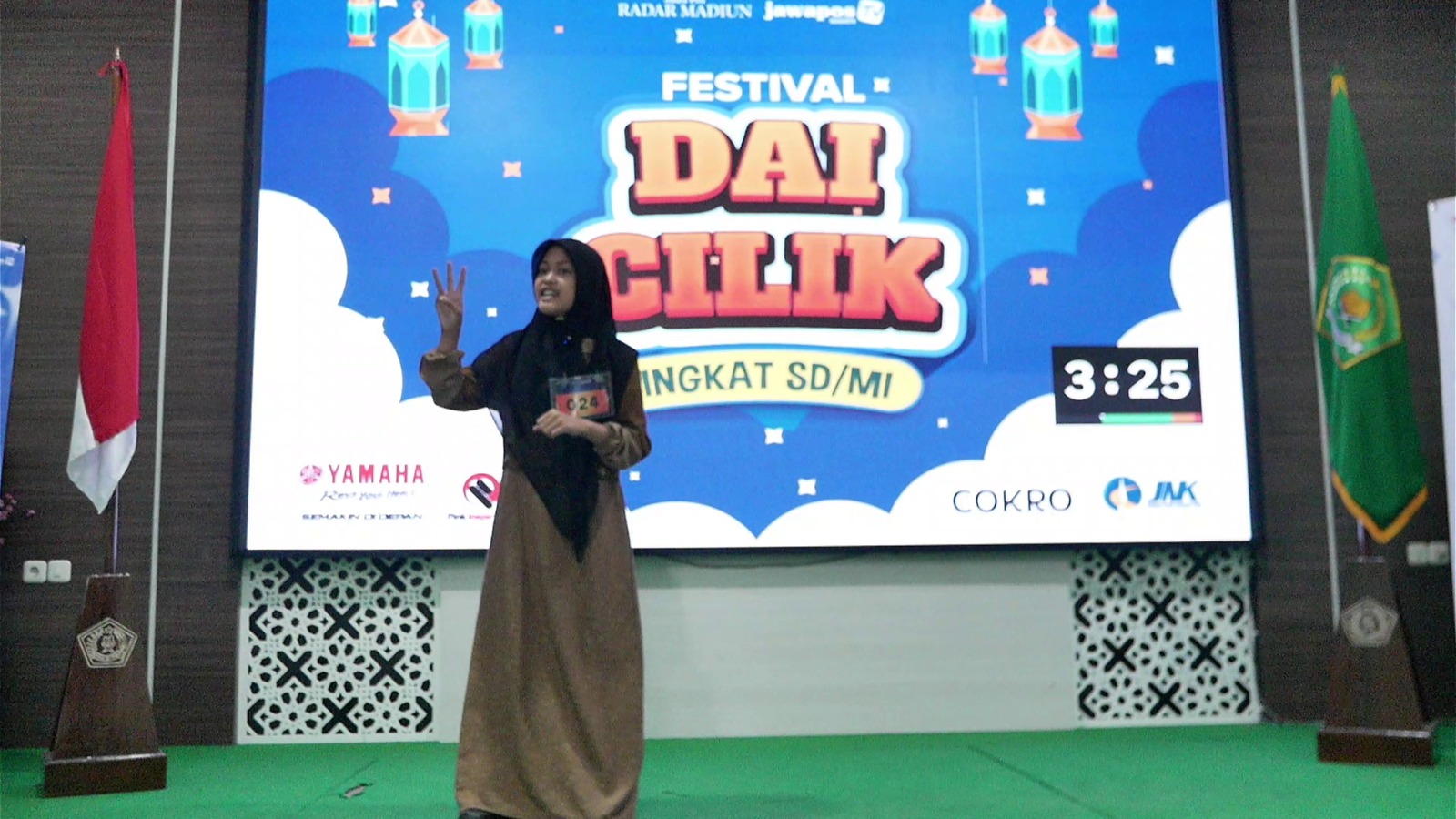 Afriliyana Putri, peserta dari SDN Singkil