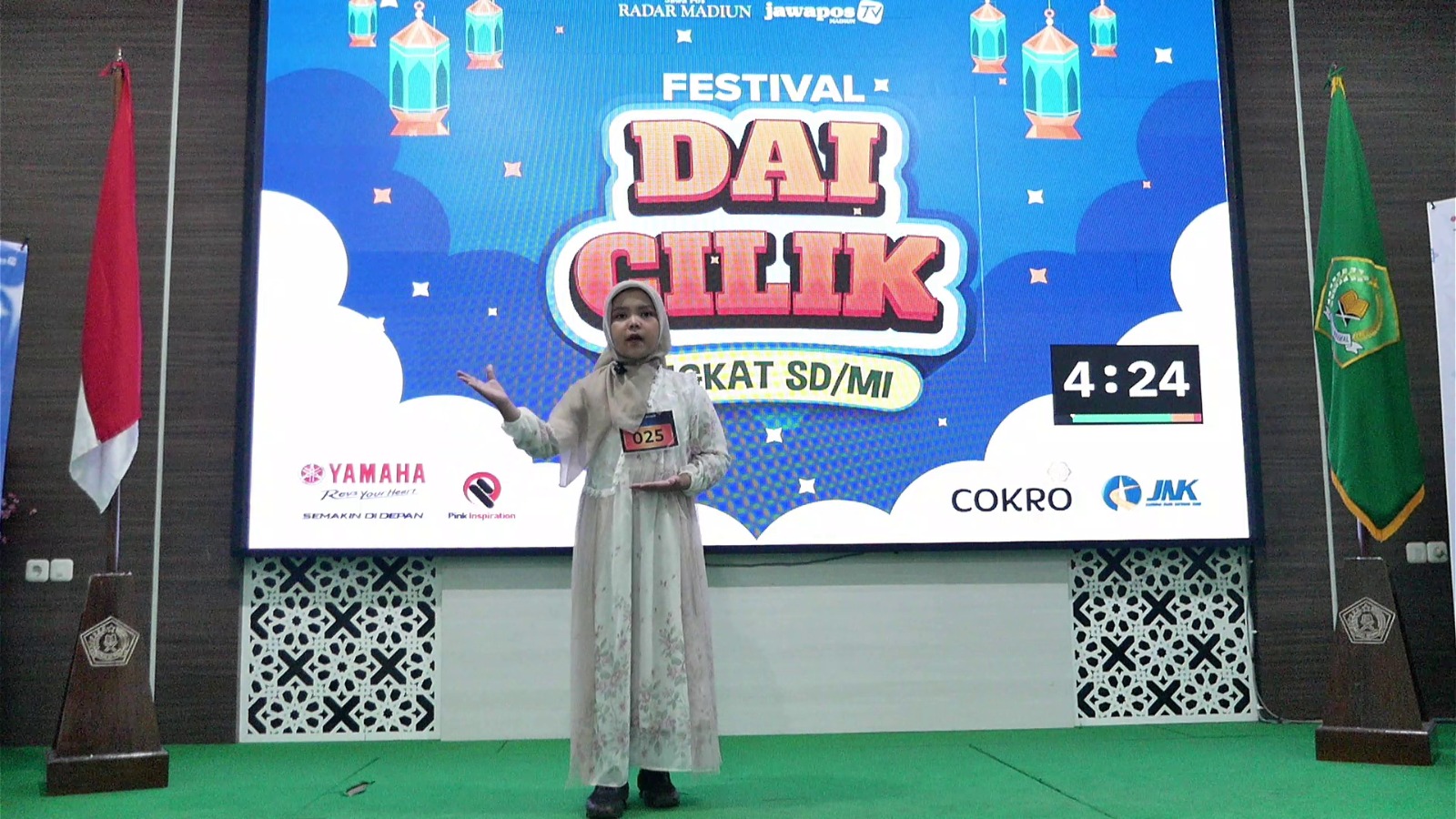 Akifa Nayla Ramadani, peserta dari SDN 5 Jurug