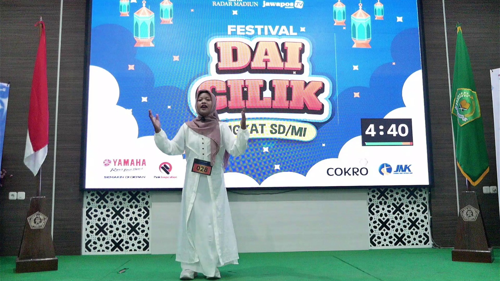Zuyyin Raihatul Jannah, peserta dari SD Negeri 2 Watubonang