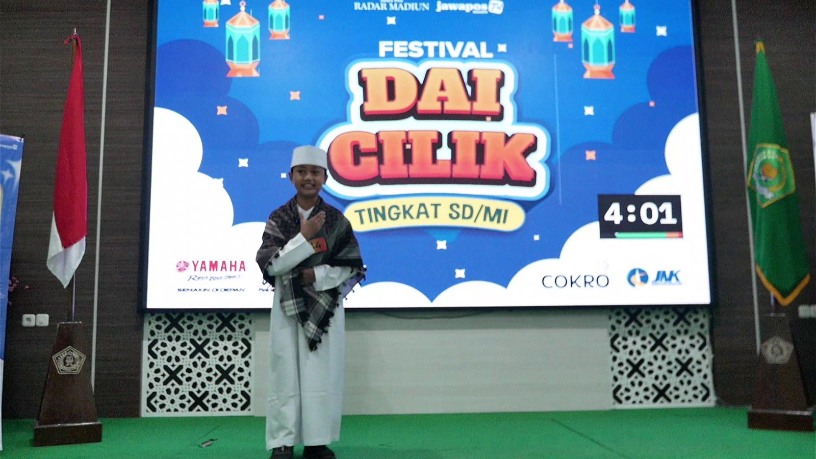 Muhammad Arsyad Nawawi, peserta dari SD Ma&rsquo;arif Ponorogo