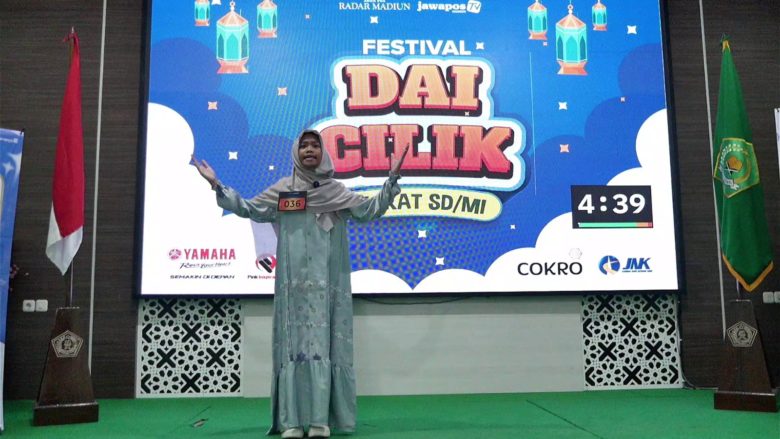 Adeeva Hanindhiya Prayogo, peserta dari MI PAS Baitul Qur&rsquo;an
