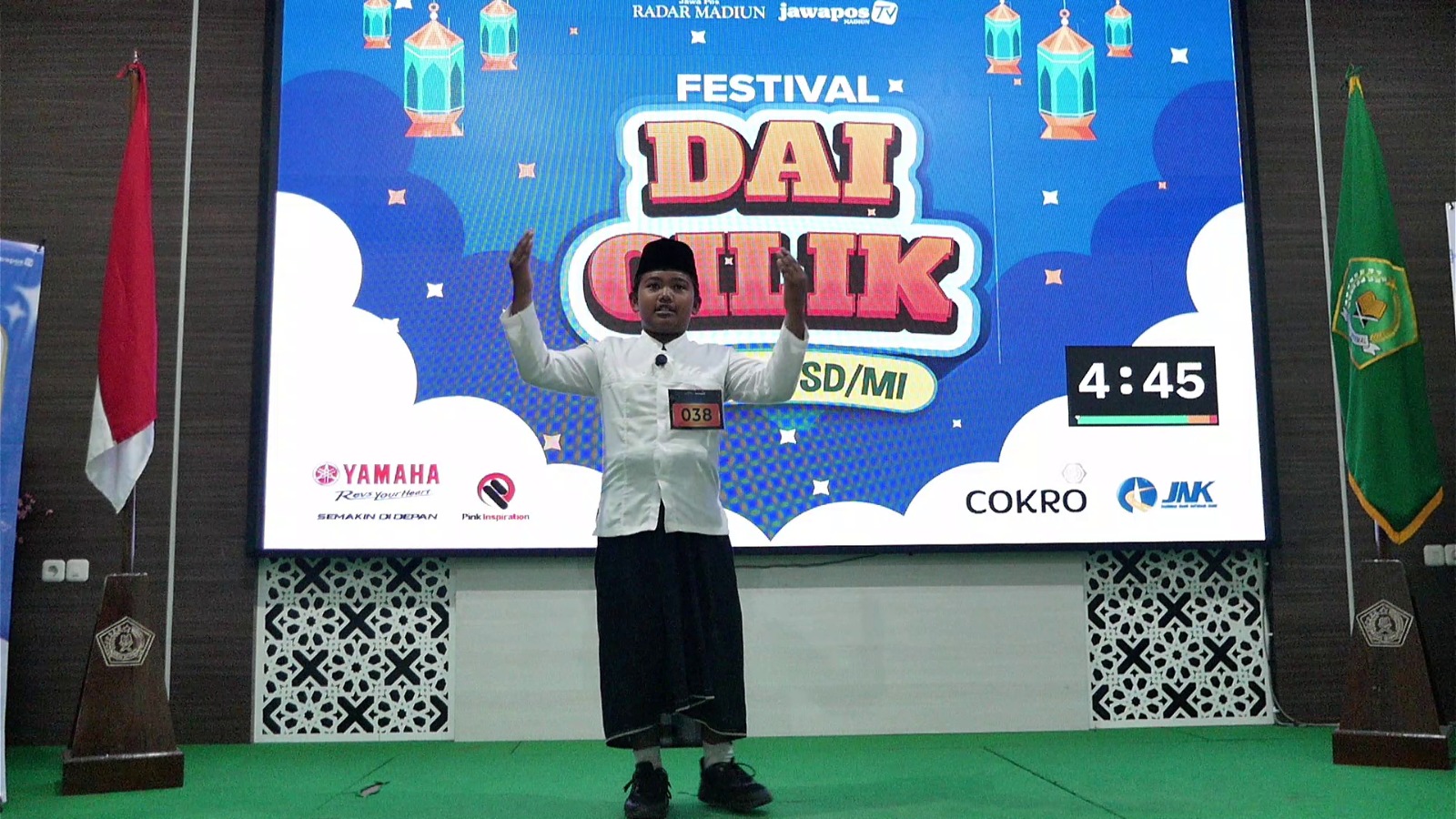 Ahmad Syafarudin, peserta dari SD Negeri 1 Karangan