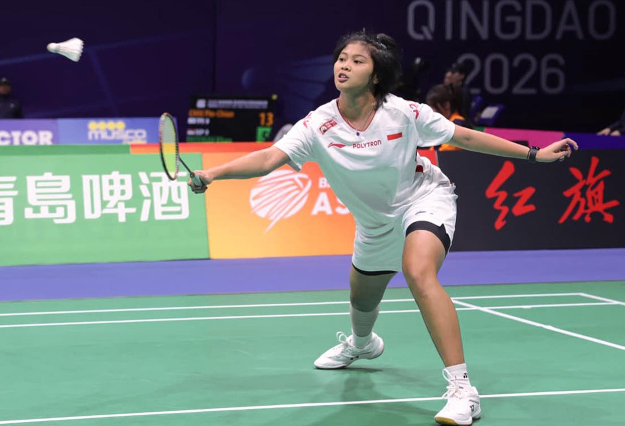 Thalita Wiryawan kalah di partai pertama.
