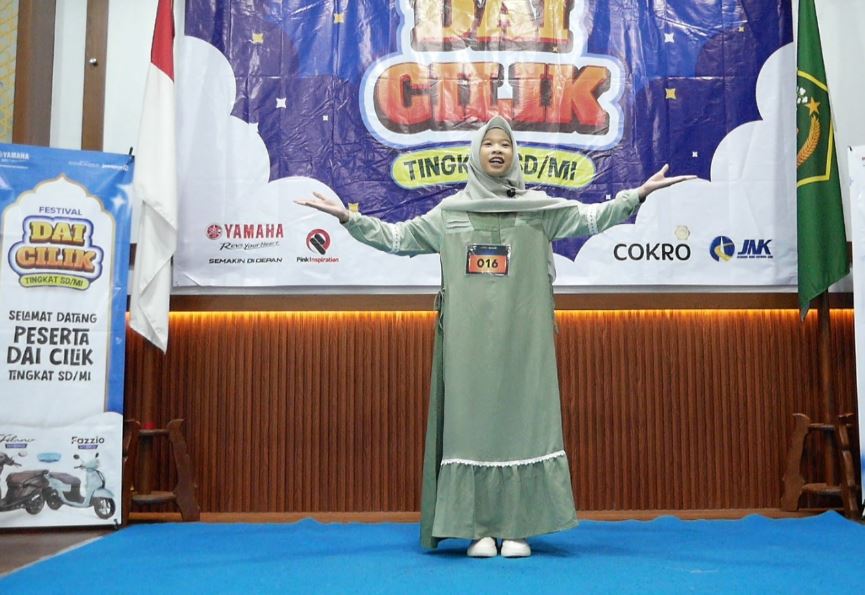 NADHIRA AULIA AZ ZAHRA, peserta dari MI GUPPI Jatimalang