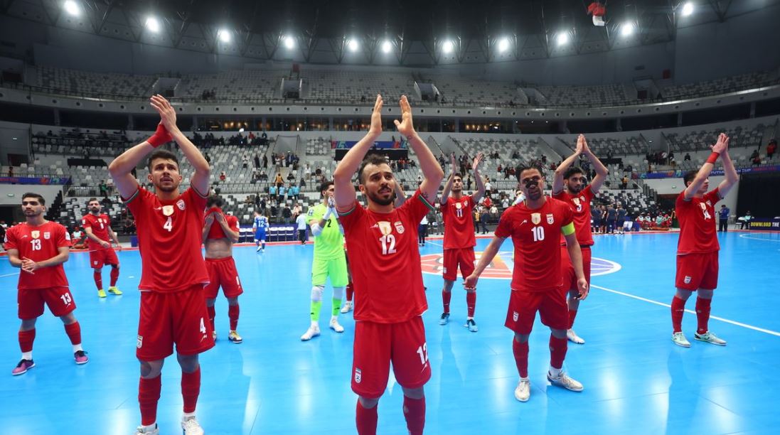 Para pemain Timnas Futsal Iran di Piala Asia Futsal 2026.