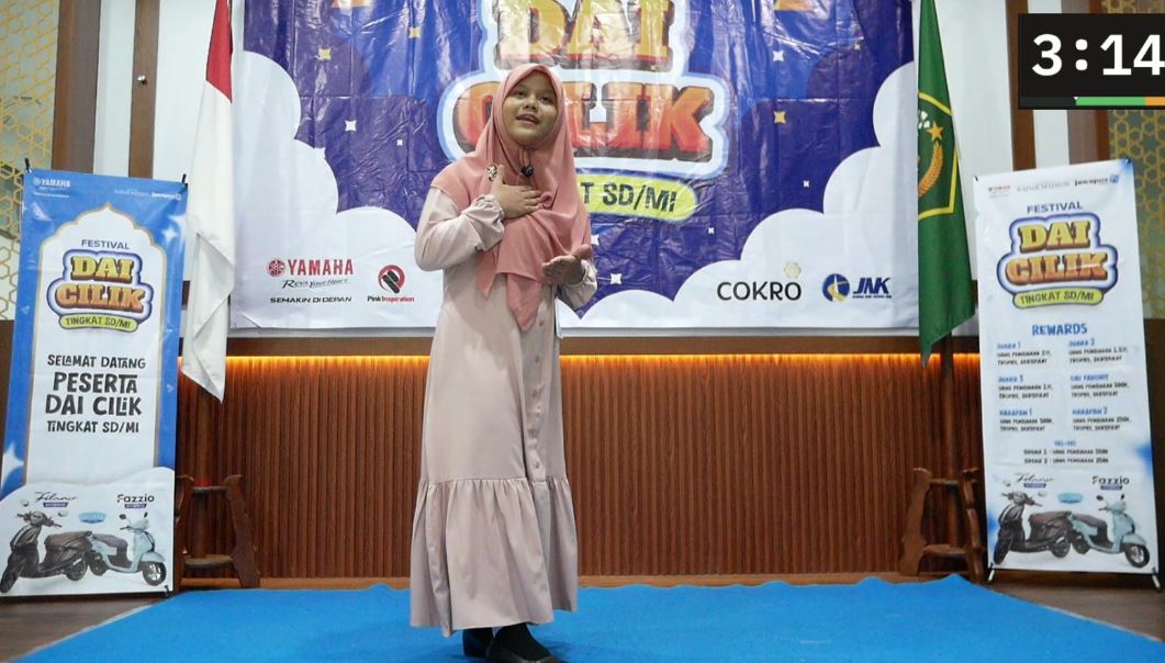 AISHA NAJWA, Peserta dari MIN 3 Pacitan