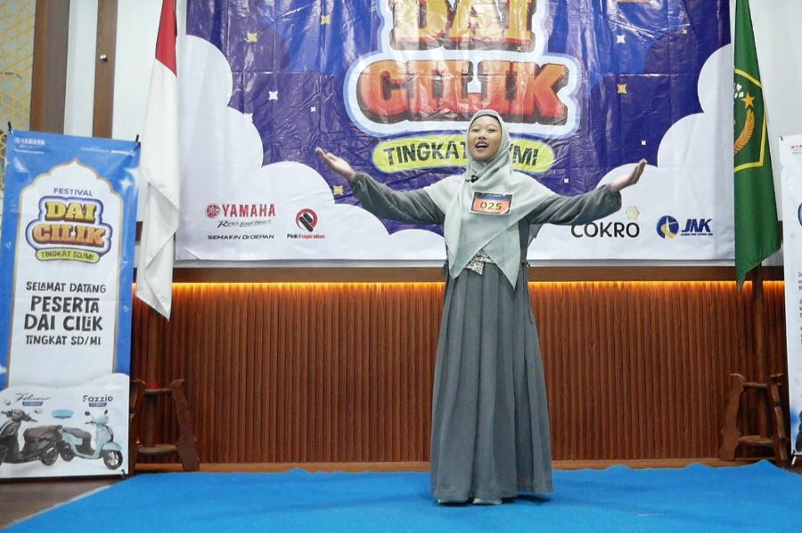 Mikailia Xing Shu Safura, siswi SDN 1 Gunungrejo.