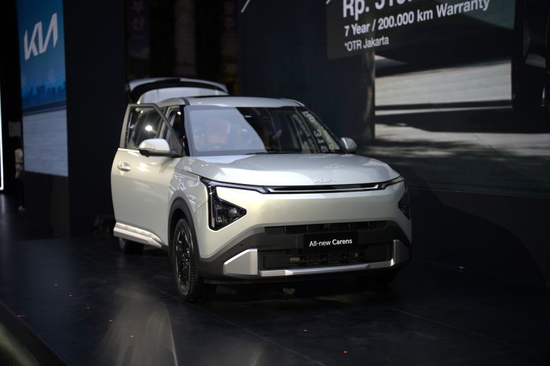 KIA The All New Carens yang dipamerakan di IIMS 2026.