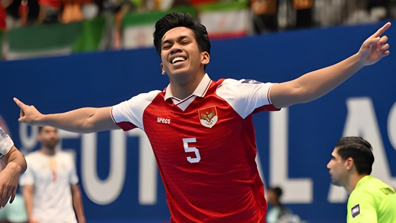 Israr Megantara bersinar di Piala Asia Futsal 2026.