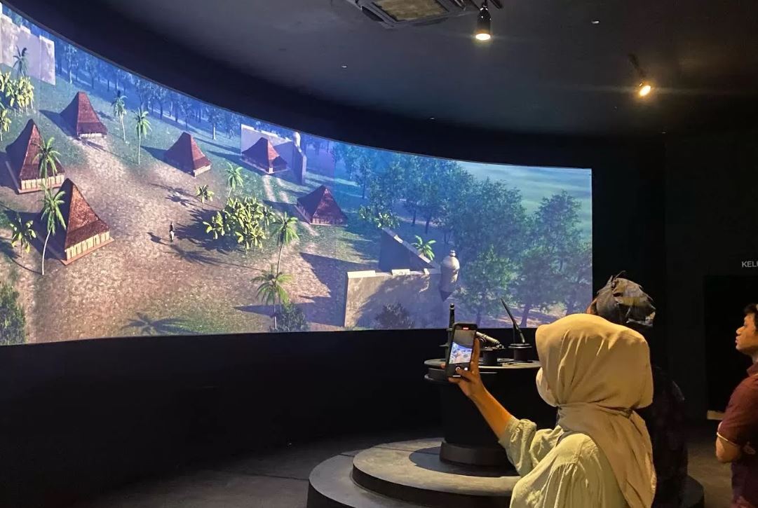 Area interaktif di Museum Sonobudoyo Yogyakarta.