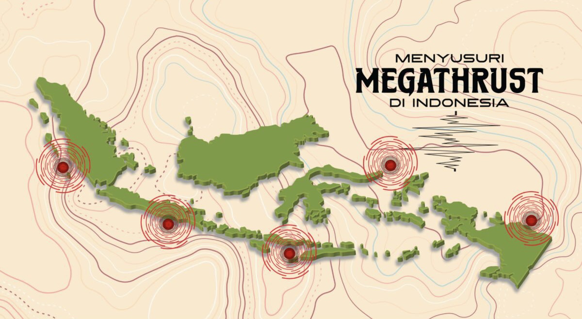 Ilustrasi Peta Megathrust Indonesia (antaranews)