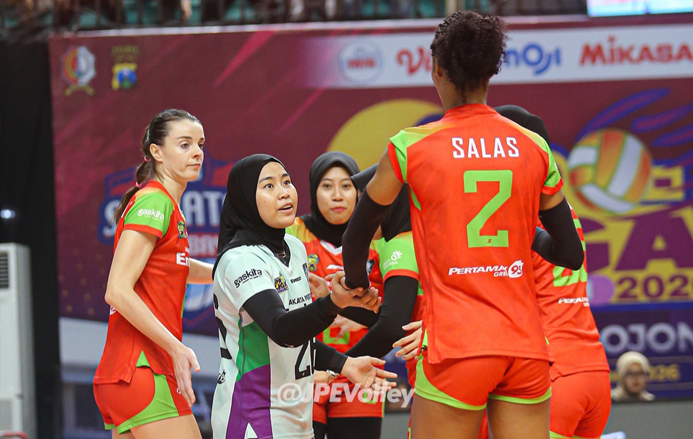 Pertamina Enduro kalah 1-3 dari Livinandiri.
