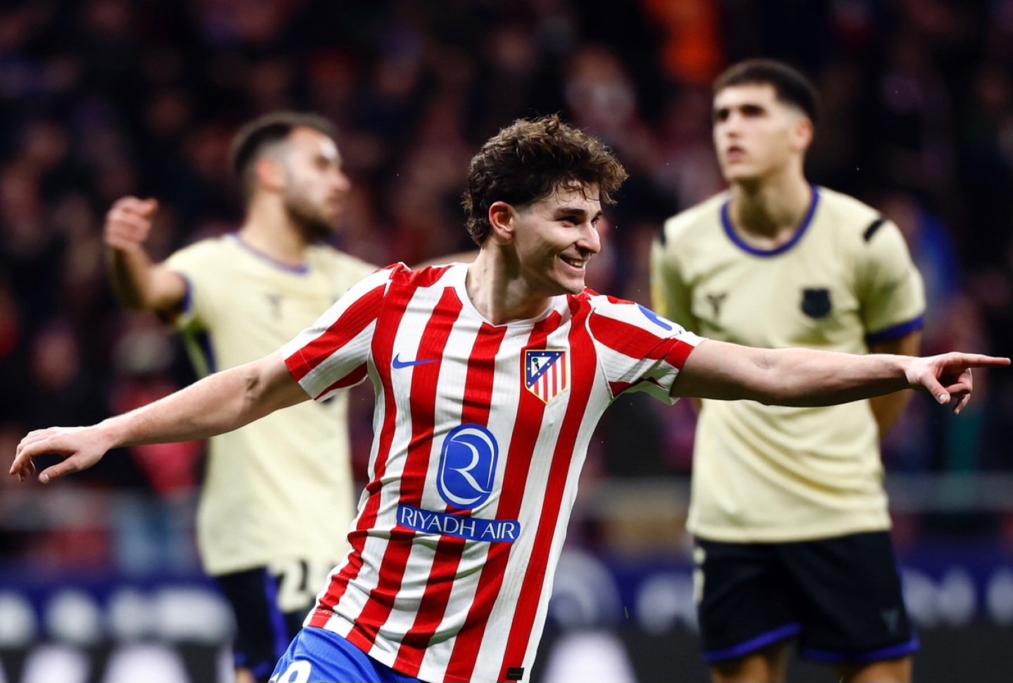 Atletico Madrid menang 4-0.