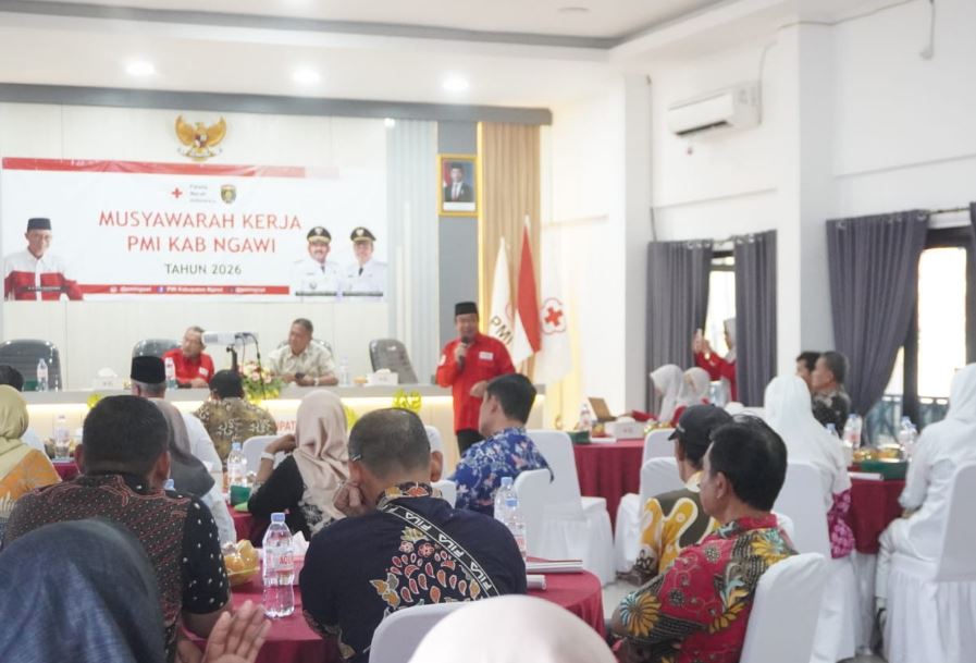 MUSKER: PMI Kabupaten Ngawi melaksanakan Musyawarah Kerja guna membahas peningkatan akuntabilitas keuangan dan pelayanan Unit Donor Darah agar lebih optimal.