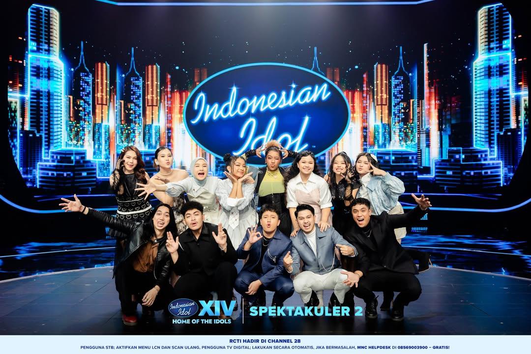 Para kontestan Spektakuler Show 2 Indonesian Idol 2026.
