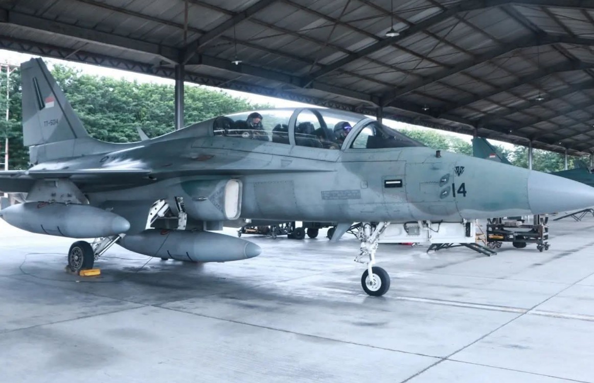 Pesawat tempur T50i Golden Eagle TNI AU.