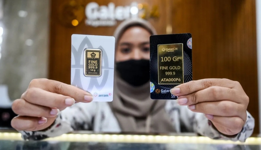 Harga emas Pegadaian hari ini Minggu: UBS Rp2.998.000/gram dan Galeri24 Rp2.981.000/gram.