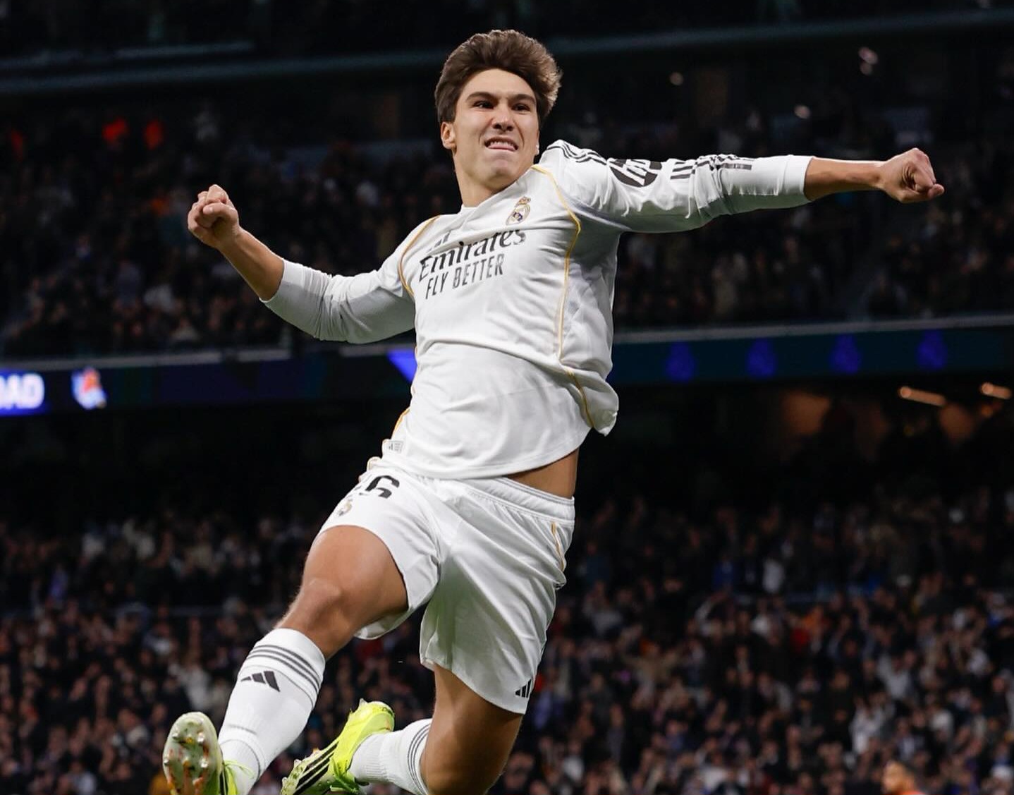 Gonzalo Garcia cetak gol pembuka Madrid.