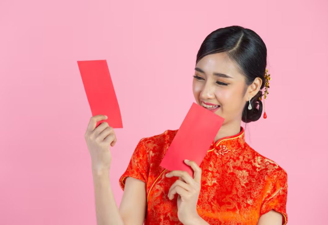 Ilustrasi angpao imlek