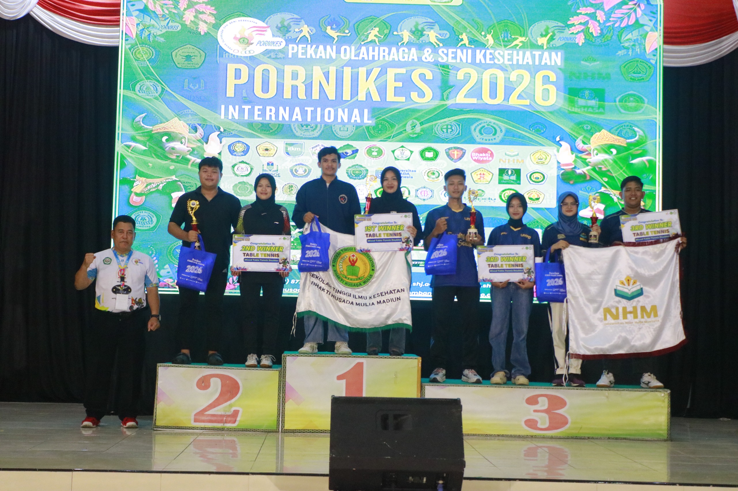 BANGGA: UBHM Madiun moncer dalam ajang Pornikes 2026 dengan memborong berbagai kejuaraan cabor.