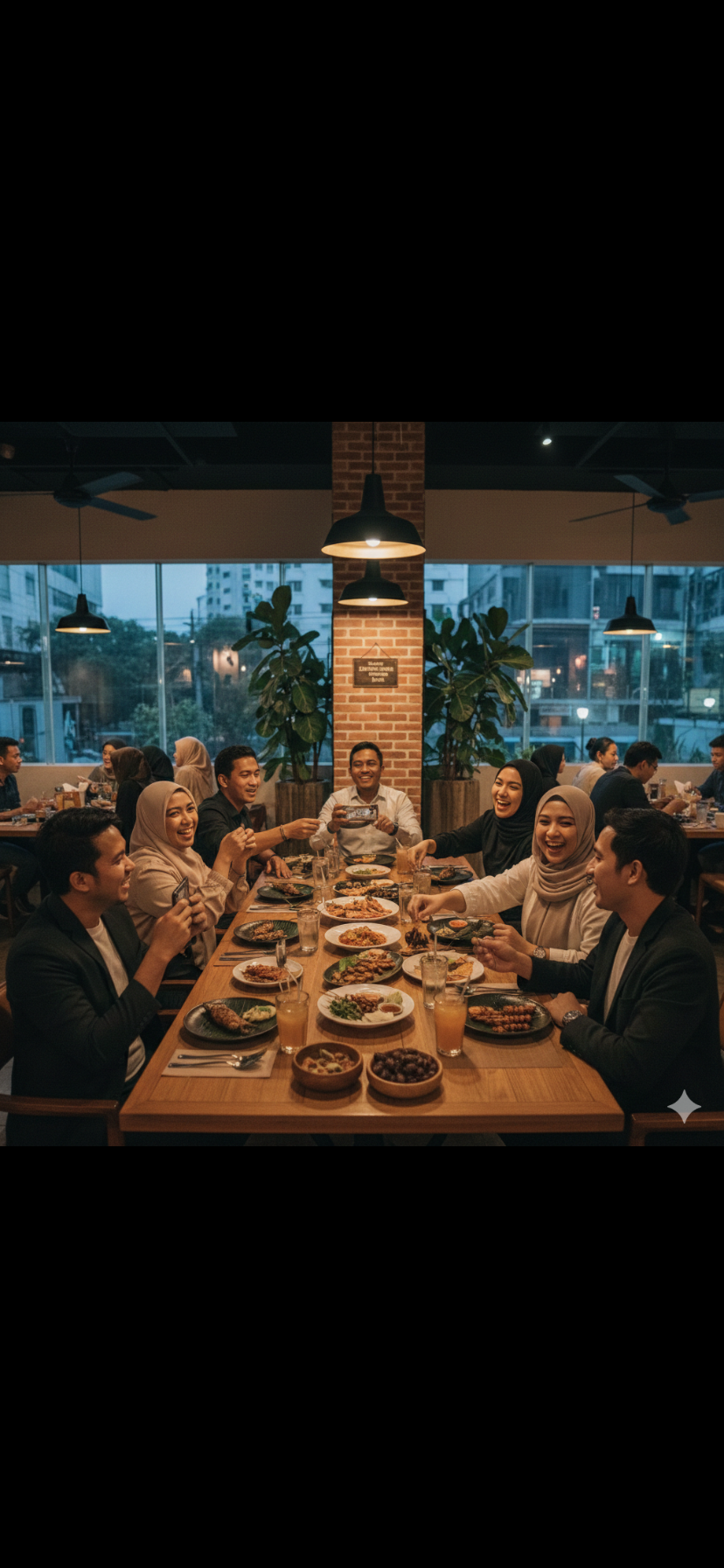 Ilustrasi buka bersama 