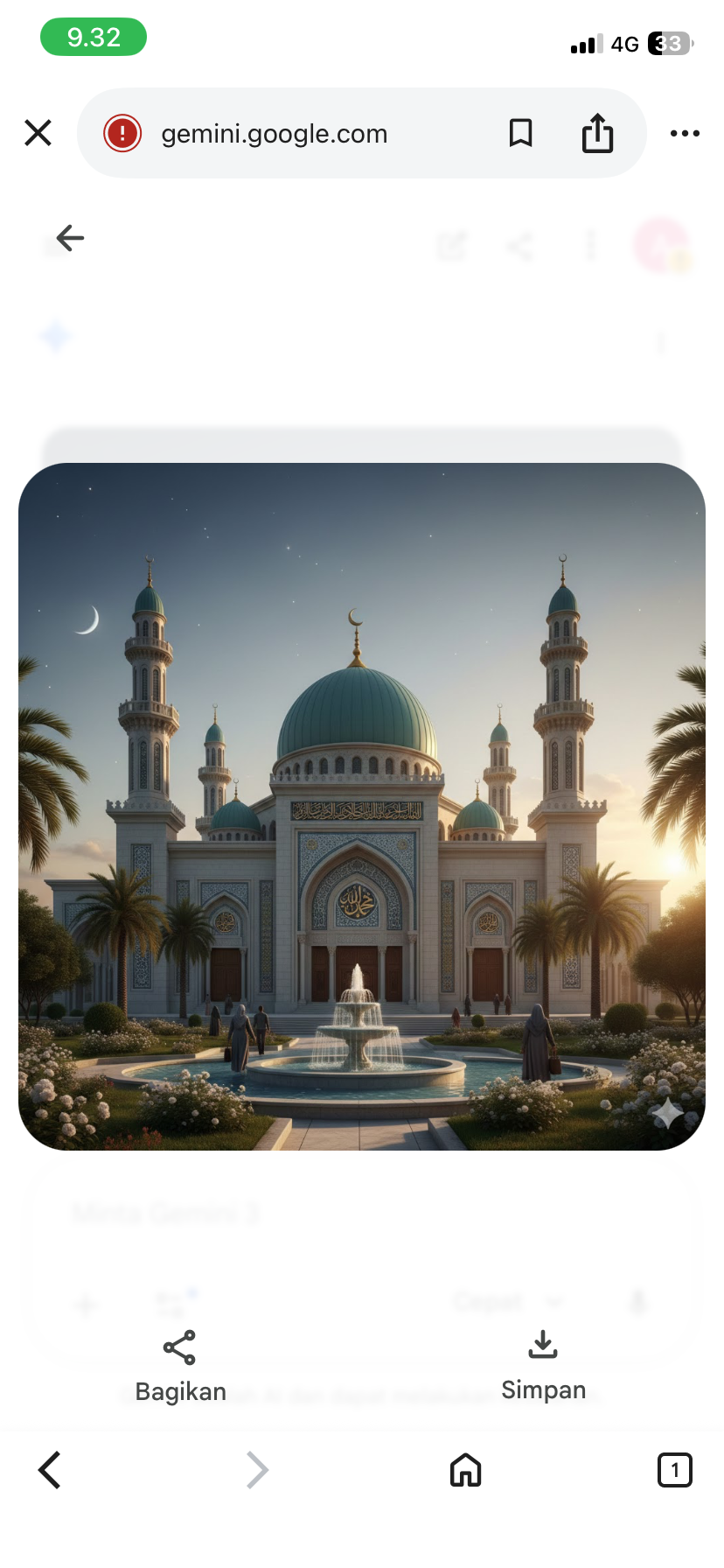 Ilustrasi masjid