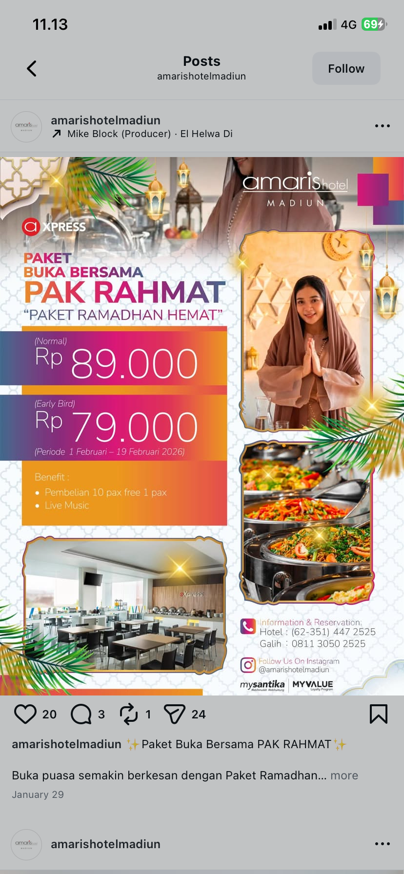 Brosur promo amaris hotel