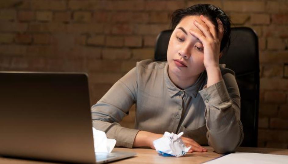 Ilustrasi mengantuk saat puasa.