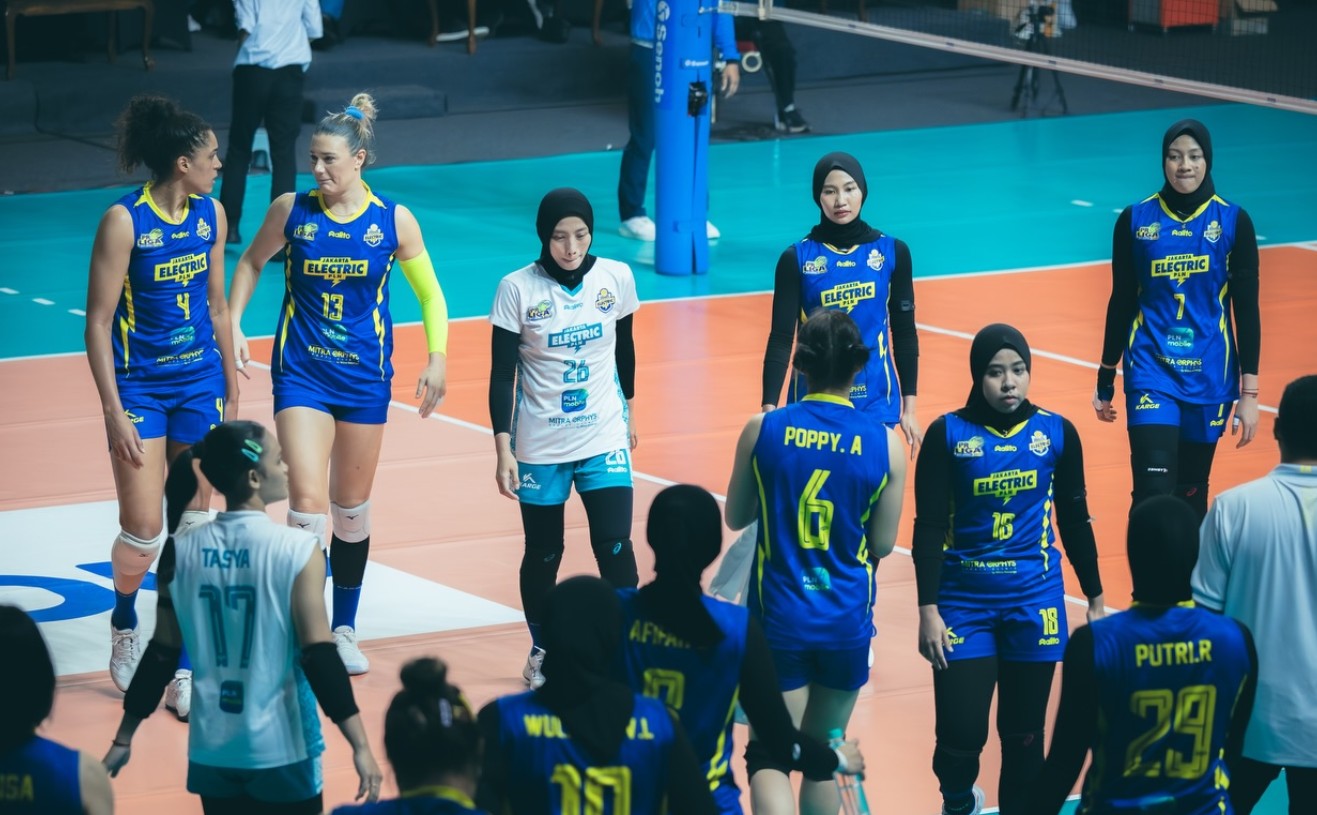 Para pemain Jakarta Electric PLN di Proliga 2026.