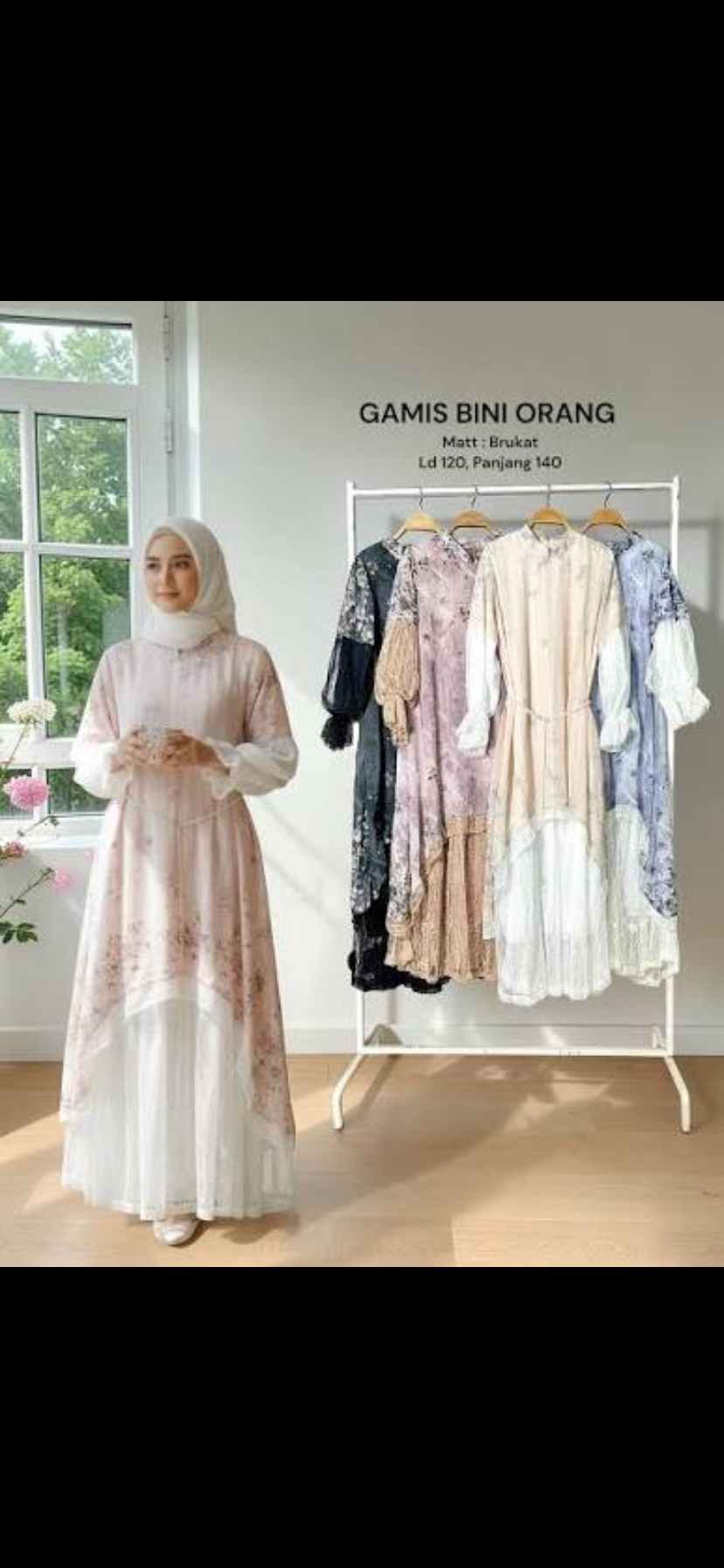 Ilustrasi Gamis bini orang