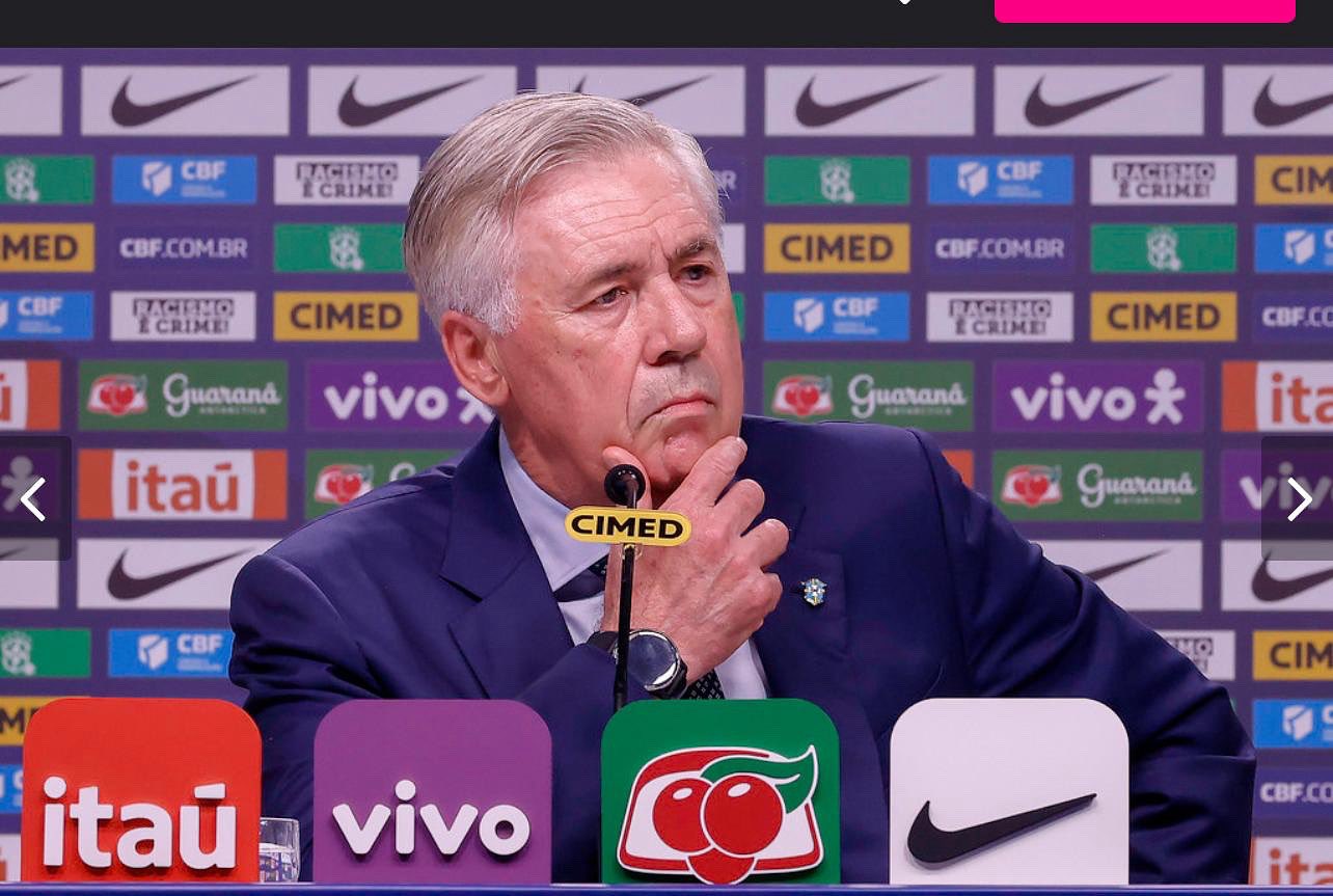 ERA BARU: Carlo Ancelotti dilaporkan segera menangani Timnas Brasil dengan kontrak baru bernilai fantastis yang memecahkan rekor dunia. FOTO: Carlo Ancelotti/x