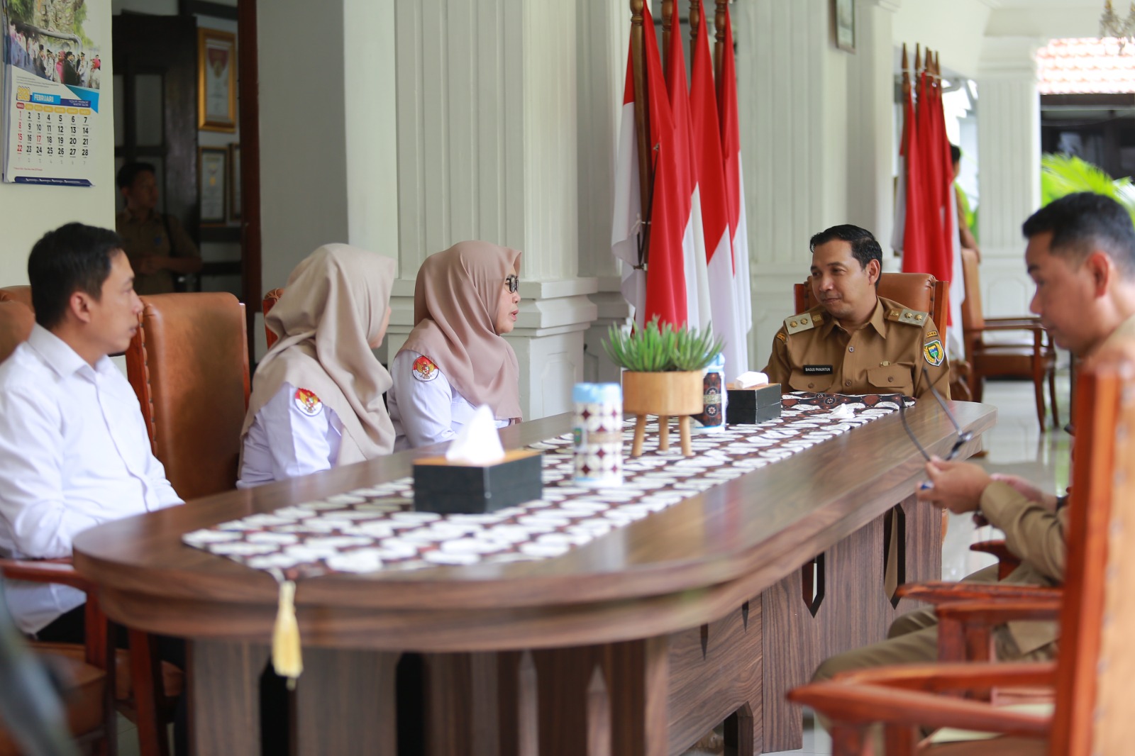 PERSIAPAN PEMBANGUNAN: Lokasi eks kantor DLH di Jalan Dawuhan disiapkan menjadi kantor Kemenhaj Kota Madiun dengan anggaran Rp 2,1 miliar. BAGAS BIMANTARA/RADAR MADIUN