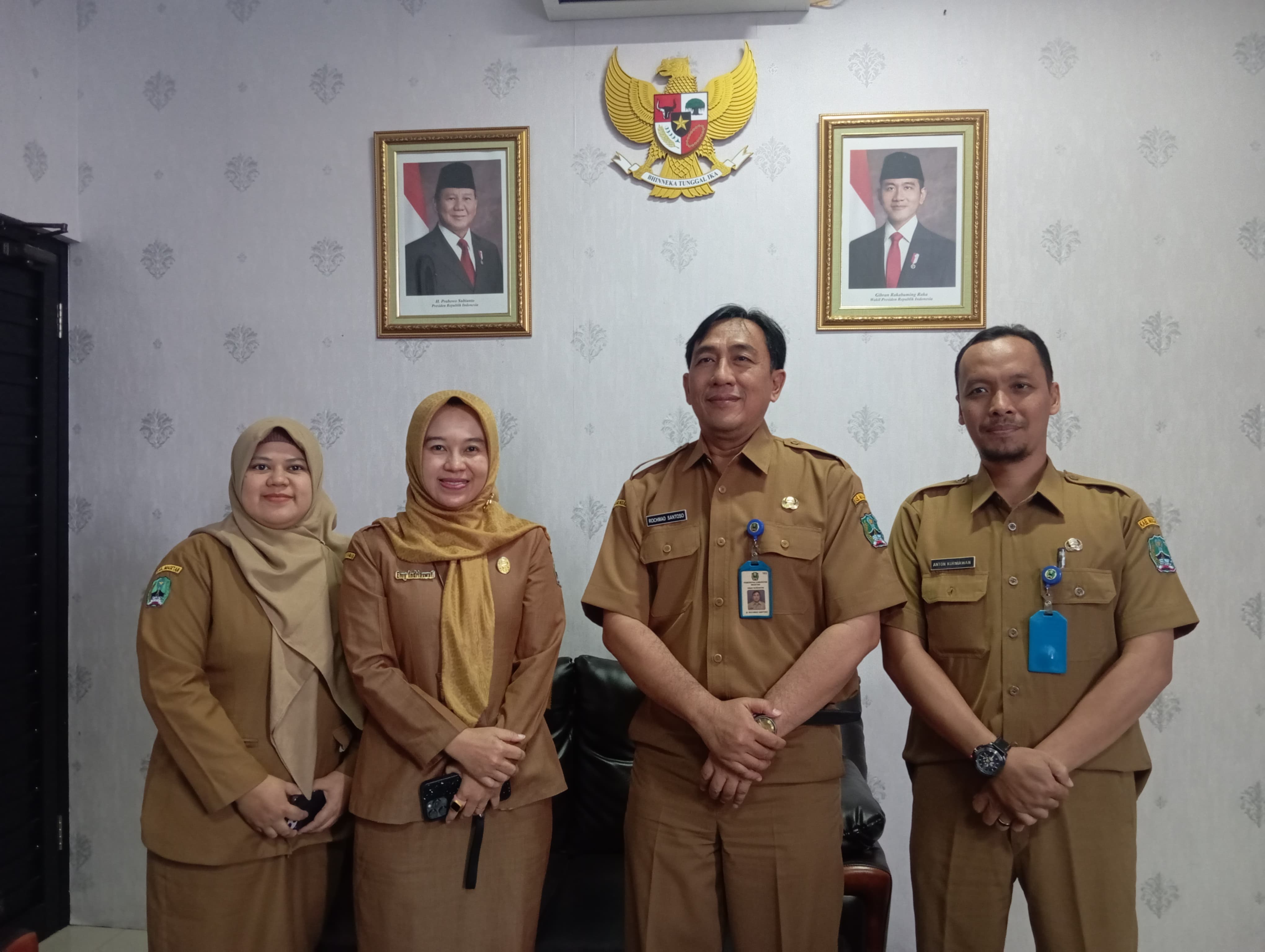 INOVATIF: Direktur RSUD dr Sayidiman Magetan dan jajaran.