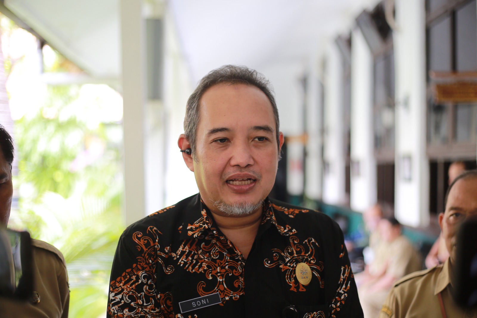 AUDIENSI ASN: Kepala Kantor Regional II BKN Surabaya Soni Sultana saat audiensi di Kota Madiun membahas kepastian formasi CPNS 2026. BAGAS BIMANTARA/RADAR MADIUN
